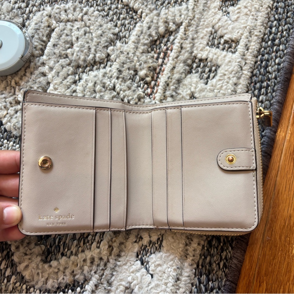 Kate Spade Pink/Gold Glitter Wallet - Picture 3 of 5